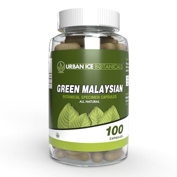 GreenMalaysian100CapsulesFront